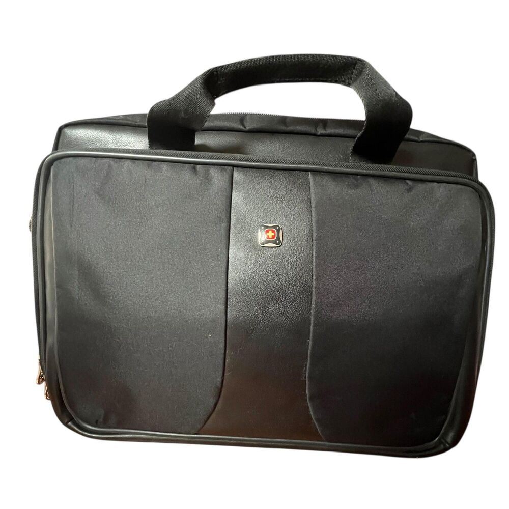 Wenger Swissgear Black 16" Laptop Case Bag Soft Case Shoulder Briefcase Computer